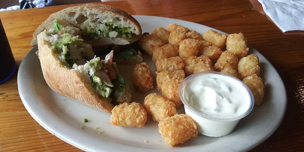 Cob Sandwich with Tots